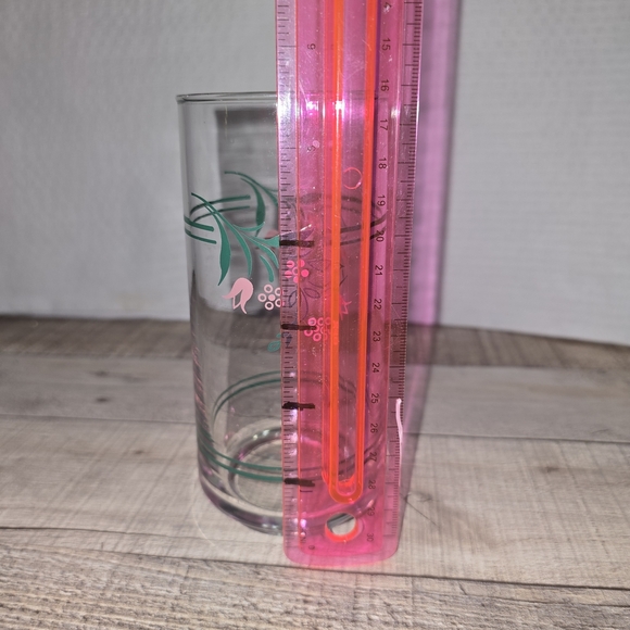 VINTAGE CORELLE DRINKING GLASS SET OF 6 ROSEMARIE TULIP PATTERN BY CORNING EUC - Picture 12 of 12